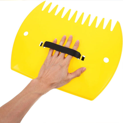 2pcs Outdoor Leaf Clip Plastic Rake Garden Tools Collecting Leaves Yard Cleanup