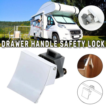 RV Caravan Yacht Furniture Cabinet Door Drawer Handle Safety Lock Accessory