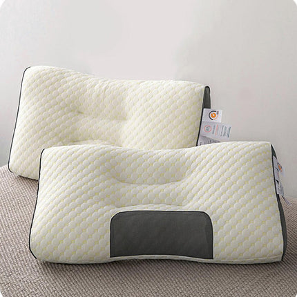 1/2X Contour Pillow Neck Support Orthopedic Cervical Pillow Anti Bacteria Sleep