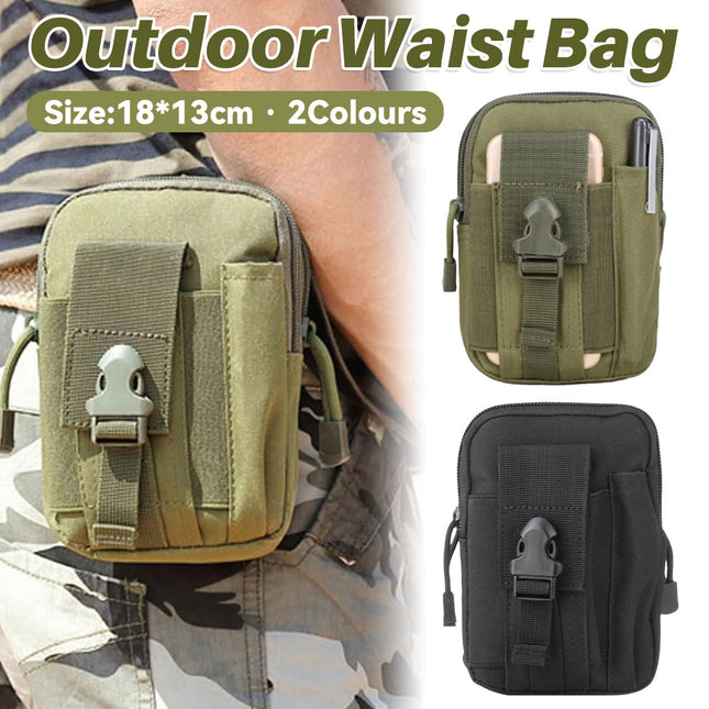 Outdoor Tactical Waist Bag Durable For Hiking Camping Travel Sports Use