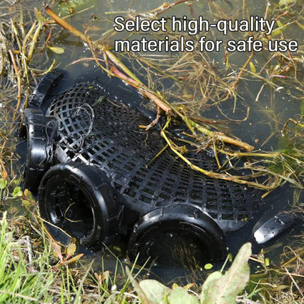 10Hole Eel Fishing Trap Cage Loach Fish Shrimp Net Folding Portable Catch Basket