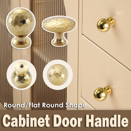 Gold Hammer Ball Handle Knob Closet Door Pull Drawer Handle Wardrobe Hardware