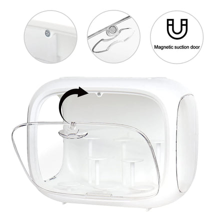 Doll Storage Box Display Rack Space Capsule For Doll Collection Organization