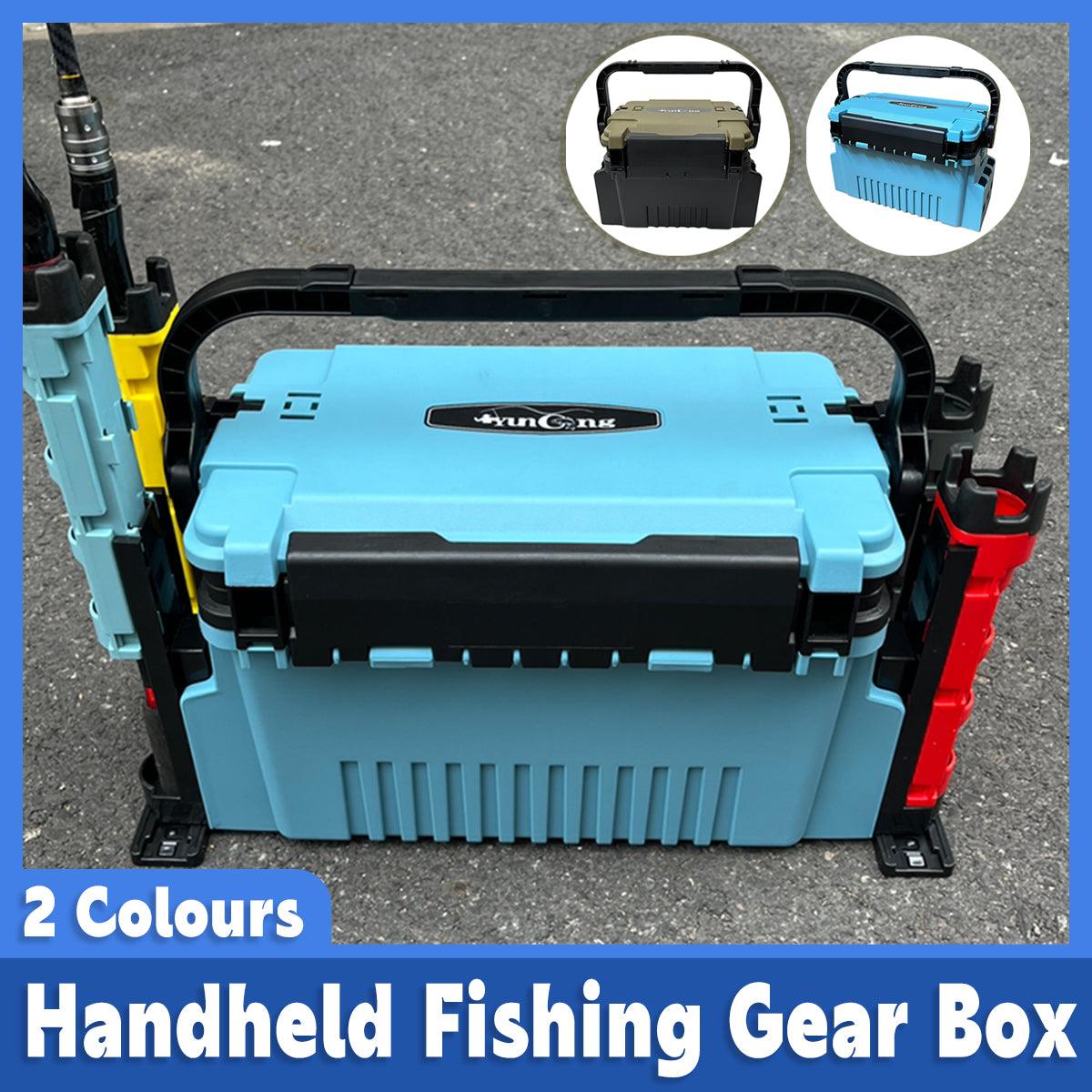 handheld tackle box Multifunctional Fishing Tackle Box Portable Gear Storage Case Organize – Aimall