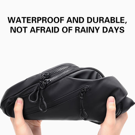 Large Capacity Chest Crossbody Bag Waterproof Durable for Travel Daily Use