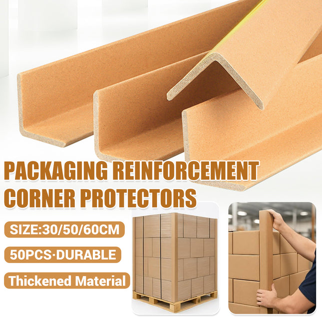 50PCS Cardboard Corner Protectors L Shape Box Edge Reinforcement 30 50 60cm