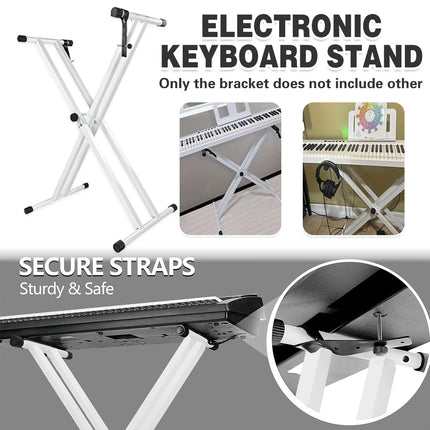 White Electronic Keyboard Stand Electronic Keyboard Stand for Home Studio