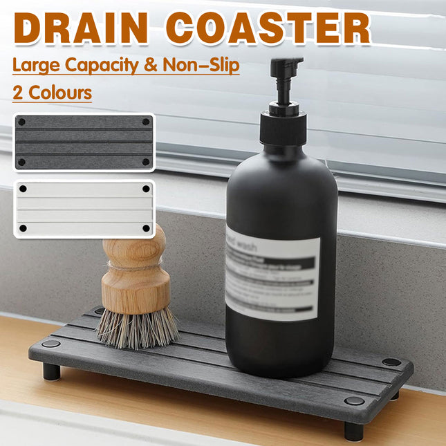 Diatom Mud Storage Rack Absorbent Bathroom Sink Drain Mat for Quick Drying