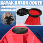Kayak Hatch Cover 6 Inch Round Black Deck Plate Waterproof Marine Accessory