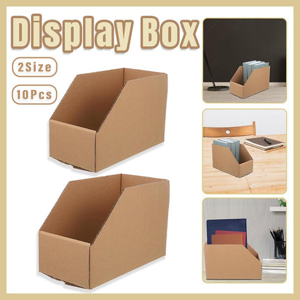 10pcs Slanted Display Boxes for Sorting Organising Storage Containers Organizer
