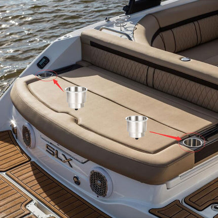 2PCS Boat Cup Holder Yacht Drink Rack Marine Tea Beverage Mount for Watercraft