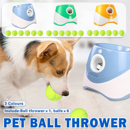 Pet Ball Thrower Elastic Launcher Dog Toy Automatic Ball Interactive Play