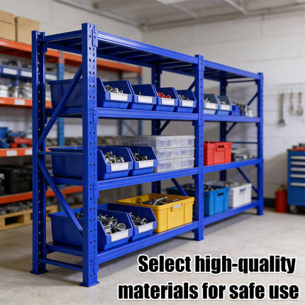 Multi-Layer Cargo Storage Shelf Warehouse Shelving Unit Heavy Duty Metal Rack