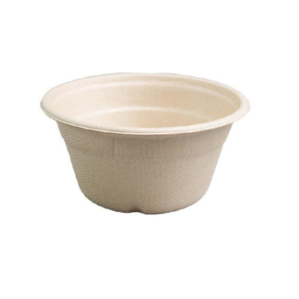 100X Biodegradable Catering Paper Bowls 220ml-450ml Disposable Ice Cream Dessert - Aimall