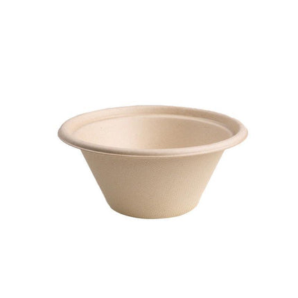 100X Biodegradable Catering Paper Bowls 220ml-450ml Disposable Ice Cream Dessert - Aimall