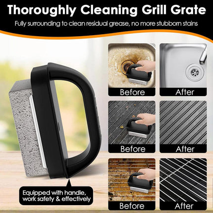 5pcs Teppanyaki Grill Cleaning Brush Set BBQ Cleaning Grill Net Scrubber Tool