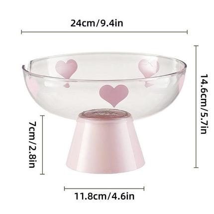 Fruit Snack Plate Dry Fruit Tray Decorative Serving Dish for Home and Table