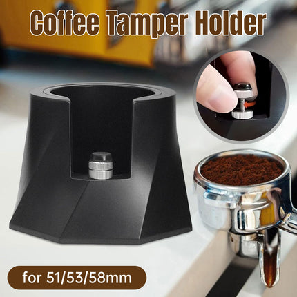Coffee Tamper Holder ABS Stand Anti Slip Fit Espresso Machine Barista Tools