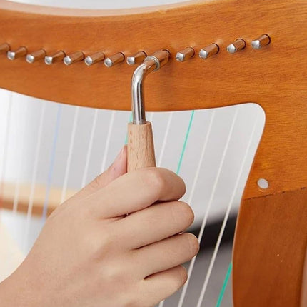 19 String Lyre Harp Professional Acoustic for Beginners Home Music Practice
