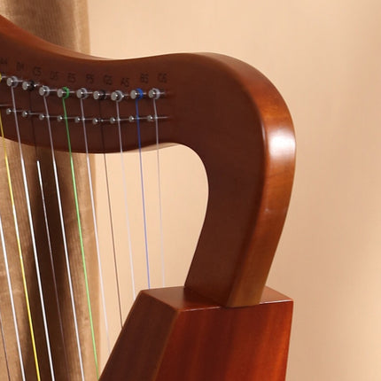 19 String Lyre Harp Professional Acoustic for Beginners Home Music Practice