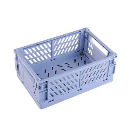 4PCS Collapsible Plastic Storage Box Desktop Organizer Basket Storage Container