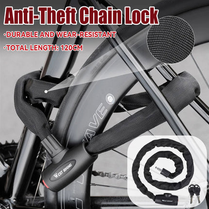 Motorcycle Chain Lock Heavy Duty Anti Theft Security Lock For Bike Motorcycle