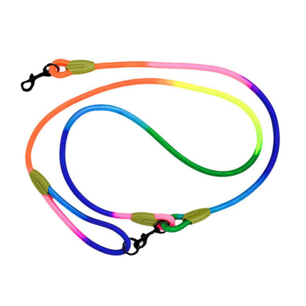 Adjustable Diagonal Dog Walking Leash Hands Free Crossbody Pet Lead Dogs