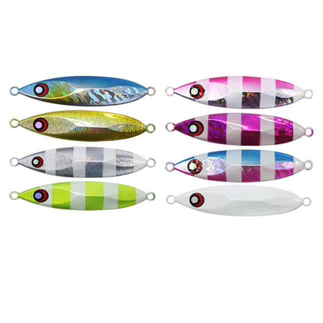 Fishing Lure Bait Set 8pcs Conical Boat Tackle Artificial Hard Bait Accessories
