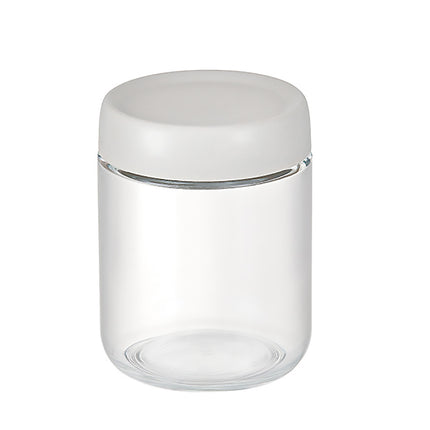6PCS Glass Storage Can with Lids 16Oz Clear Leak-Proof for Kitchen Pantry Use