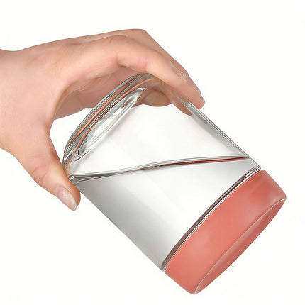 6PCS Glass Storage Can with Lids 16Oz Clear Leak-Proof for Kitchen Pantry Use