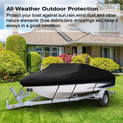 Boat Cover Model Waterproof Outdoor Yacht Dust Protector Hull Shield Blue Tarp