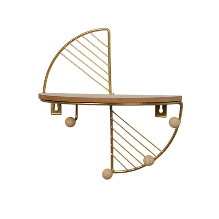 Wall Mounted Storage Rack Metal Shelf Easy Installation Durable Space Saving