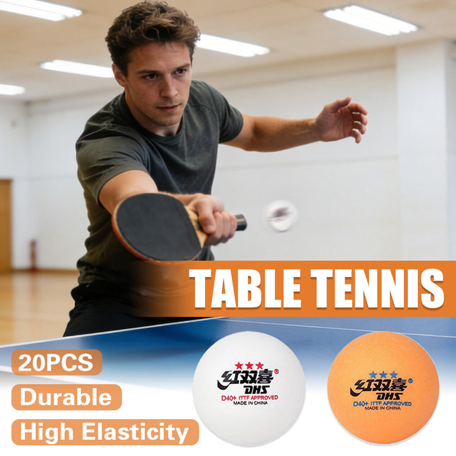 20Pcs Pro Indoor High Bounce Table Tennis Balls for Ping Pong Competition Use