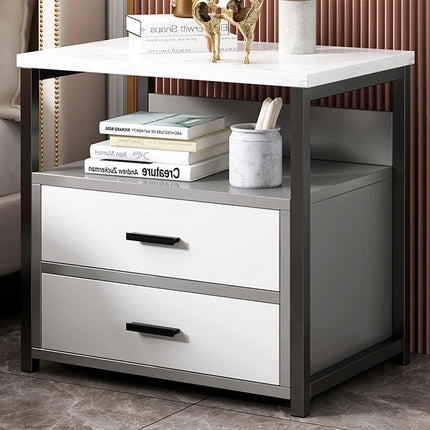 Classic Bedside Table Nightstand Storage Cabinet Side Table Home Furniture Decor