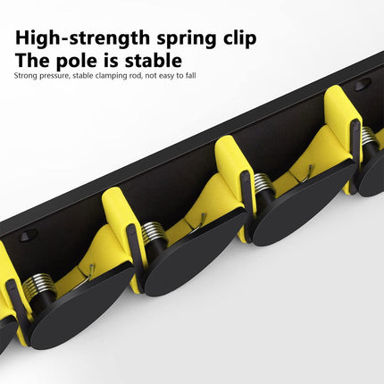 Fishing Rod Display Rack Vertical Horizontal Plastic Bracket for Gear Collection