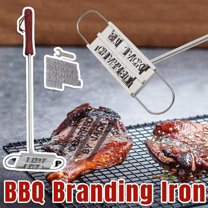 Alphabet Fire Branding Barbecue Grill Tool Custom Branding Iron for BBQ Meat