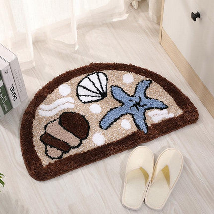 Starfish Shell Non Slip Carpet Mat Home Entryway Floor Rug Bathroom Door Mat