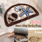 Starfish Shell Non Slip Carpet Mat Home Entryway Floor Rug Bathroom Door Mat