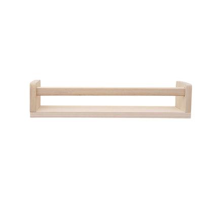 Wall Mounted Wooden Shelf Multi Purpose Home Storage Rack for Kitchen Bathroom