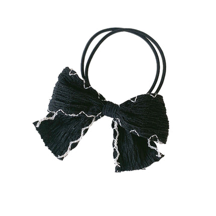 Womens Bow Hair Tie Elastic Scrunchie Cute Ribbon Hairband Ponytail Holder