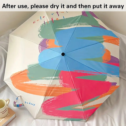 Folding Sunscreen Umbrella UV Protection Sunshade Portable Manual or Automatic