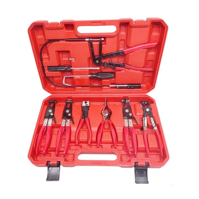 9PCS Car Hose Clamp Set Durable for Plumbing Automotive Hoses Fastening Tools