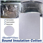 Car Soundproof Cotton Pad 25x18cm Self Adhesive Aluminum Foil Insulation Sheet