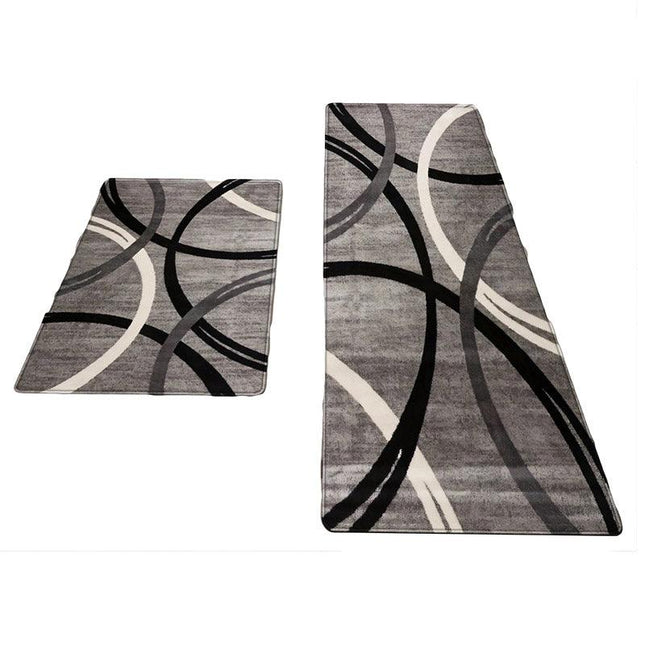 2pcs Long Kitchen Floor Mats Dirty Resistant Non Slip Home Floor Mats Durable