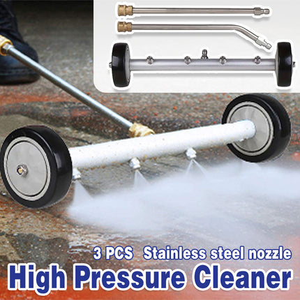High Pressure Washer Surface Cleaner Attachment For Floor Car Chassis Cleaning