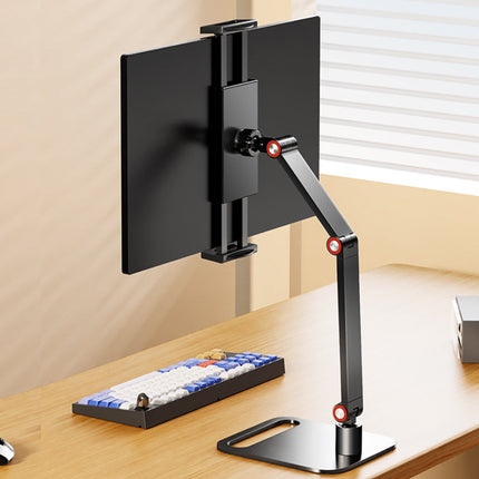 Desktop Folding Phone Tablet Stand Adjustable Height Carbon Steel for Home Office