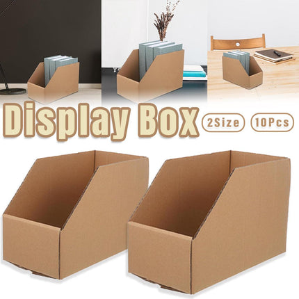 10pcs Slanted Display Boxes for Sorting Organising Storage Containers Organizer