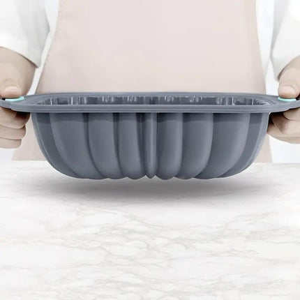 Silicone Cake Pan Rectangular Flower Baking Pan Nonstick Baking Tools for Cake