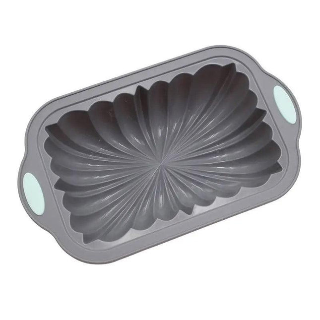 Silicone Cake Pan Rectangular Flower Baking Pan Nonstick Baking Tools for Cake