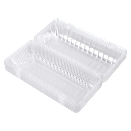 100PCS Disposable Cake Fruit Pastry Takeaway Packaging Box Transparent FoodGrade